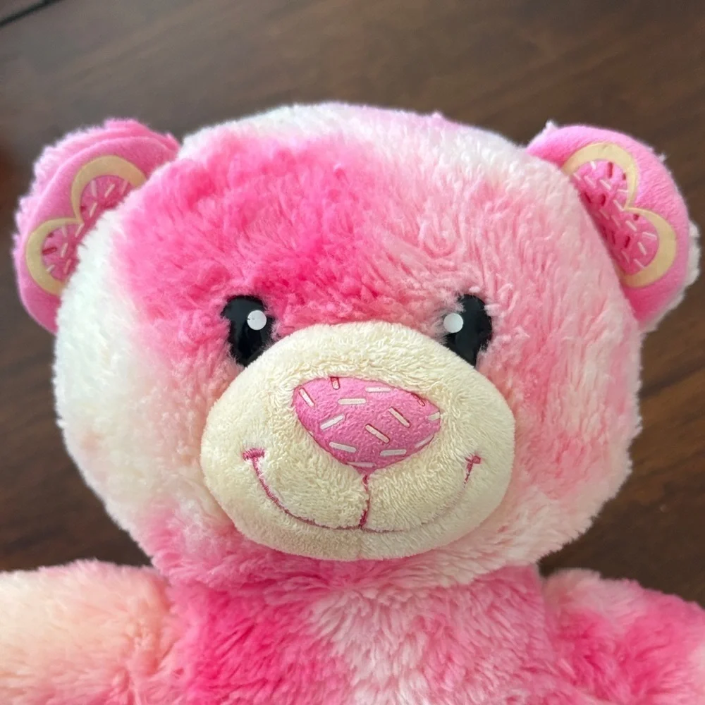 Build A Bear Pink Sugar Cookie Sprinkle Tie Dye Teddy